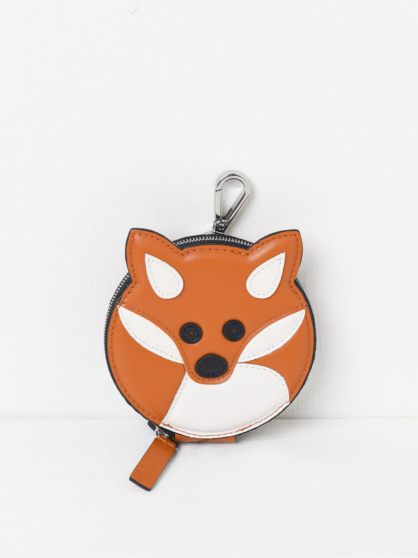 FOX HEAD COIN PURSE WITH HOOK_FOX